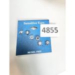 Nickle free sensitive ears set of 3 stud earrings set NWT Blue Photo 4