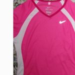 Nike  Dri-FIT Pink and White Athletic Top XS Photo 2
