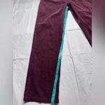 Eileen Fisher  Maroon Velveteen Pants Photo 4