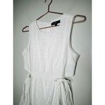 Slate + Willow White Lace Eyelet Sleeveless 100% Cotton Midi Dress Size Medium Photo 7