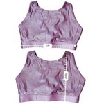 NWOT SOUL BY SOULCYCLE Cire High Neck Front Row Bra Purple Size M Size M Photo 7