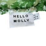 Hello Molly Challenge Your Faith Dress Puff Sleeve Floral Print Green Size US 2 Photo 11