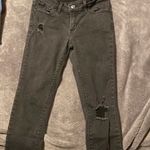 Levi's 711 Skinny Jeans In Washed Black Distressed Wash Photo 3