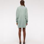Abercrombie & Fitch  Long-Sleeve Zip-Up Fleece Mini Dress Large Photo 1