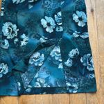 Liz Baker  Teal Floral Maxi Skirt 14 Photo 4