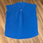 FIGS Technical Collection Rafaela Scrub Top Royal Blue Women's XXS Photo 2