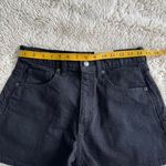 Universal Threads Universal Thread 90s Cut-off Black Denim Shorts - Size 6R Photo 3