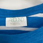 Abound  Blue White Striped Sleeveless Twist Front Tank Top XL Photo 2