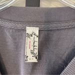 Free People  Grey Long Sleeve Tee Photo 3