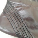 Vintage Valerie Handbags Chocolate Brown Leather Crossbody Bag 90s Photo 5