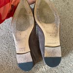 Pomme D’or ruched pointed toe flats taupe suede Gray Size 6.5 Photo 3