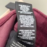 Good American Good Skate Velvet Velour High Rise Wide Leg Pants Red Size 30 Photo 8