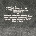 Genie Bra Black XL Seamless Wireless Nylon/Spandex Comfort Support Sports Bra Photo 2