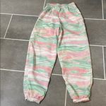 Adidas Originals R.Y.V. track pants pastel marble print size Small Pink Photo 3
