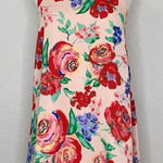Everly  Boho Floral Sleeveless High-Neck Swing Dress, Sz Small Photo 0