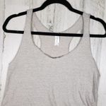 NWOT Over The Limit Apparel Oatmeal Racerback Tank Top Women's Size Medium Photo 1