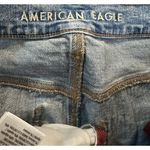 American Eagle  Highest Rise 90s Boyfriend Jeans Womens Size 10~Distressed Plaid Photo 6