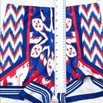 Jealous Tomato Blue Red Kaleidoscope Shorts Small Photo 4