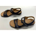 Trotters “Katarina 3” Casual Blue Denim Ankle Strap Sandals Women's Size 7.5 N Photo 3