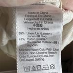 Madewell  Palmdale Pullover Womens Size Large Linen‎ Colorblock Sweater Prep Knit Photo 5