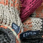 Ethyl M Long Sweater Cardigan Rust Orange burgundy Size M Photo 6