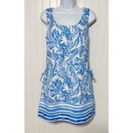 Lilly Pulitzer Lilly Pulitzer Sammi Romper Dress Aqua Lounge Engineered Resort White Blue 4 Photo 14