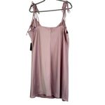 Eloquii NWT Plus Size 22 Satin Mini Cowl Neck Lilac Pink Slip Dress NEW Satin Photo 8