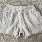 ELCE Swim Gauzy Paperbag Shorts Size Small Tan Photo 5