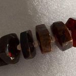 Handcrafted Boho Chunky Statement Graduated Amber Bead Strand Necklace Brown Photo 5