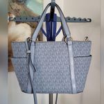Michael Kors Women's Sullivan Small Top-Zip Tote Bag - Pale Blue Photo 5