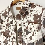 Judy Blue Cow Print Denim Jacket Photo 6
