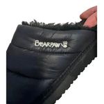 BEARPAW  Puffy Slip-On Slippers Women's Size 10 Non-Slip Black Nylon House Shoes Photo 1