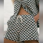 Madewell NWOT Floral Check Jacquard Drawstring Shorts Photo 1