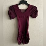 Ritchi Colombian Bodysuit Shaper Elegant With Mesh& Lace Trim Detail L Purple Size L Photo 3