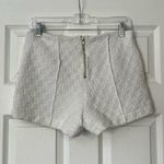 None Woven Pleated Zip-Back Shorts - Size UNKNOWN Photo 1