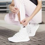 Adidas  Women’s Size Medium Tapered Mid Rise Track Pant. Clear Pink. New with Tag Photo 3