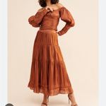 Line and Dot  Danielle Tiered Midi Skirt Photo 1