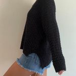 Young Fabulous and Broke Black Chunky Knit Sweater Photo 1