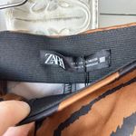 ZARA  Printed Satin Slim Flare Pants Photo 5