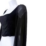 Urban Outfitters Lena Sheer Sleeve Blouse size XS Photo 4