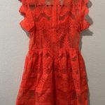 MARISSA WEBB Kallisti Lace Dress in Coral Flame, Size M Size M Photo 7