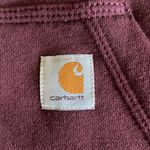 Carhartt  burgundy zip up jacket size small 4-6 Photo 1