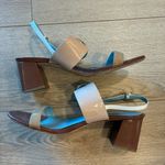 Frances Valentine Betty Patent Leather Heeled Sandal Size 9 Brown Photo 2