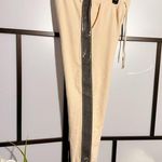 Guess active fashion paved logo shinny pants Beige Soft sweatpants jumpsuit Photo 0