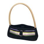 Victoria's Secret Victoria’s Secret Vintage Y2K Denim Mini Handbag Rainbow Stripe Retro Photo 11