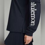 Lululemon NWT Layered Long Sleeve T Shirts Tennis Club Graphic Top Navy White 10 Photo 1