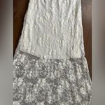 Kish Vintage Y2K Layering Lace Maxi Skirt Feminine Fairy Coquette Ethereal White Photo 2