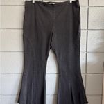 Free People Women's  Curvy Last Dance Crop Flare Raw Hem Pull On size 34 Grunge Photo 2