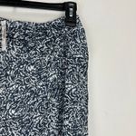 Madewell Ruched Asymmetric Midi Skirt Viscose Cotton Night Indigo US 2 NWT Photo 7