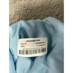 ZARA NWT  Light Blue Polka‎ Dot Sleeveless Ruched Bodycon Mini Dress size M Y2K Photo 7